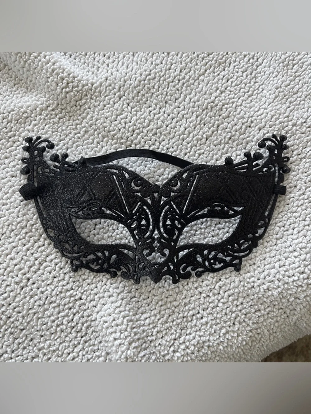 Halloween Costume Bundle Black Masks Whip Bunny Ears Cat Mask Gothic Set OS